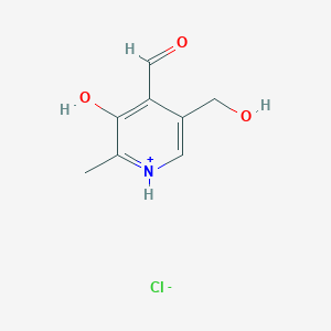 molecular formula C8H9NO3.ClH<br>C8H10ClNO3 B144434 Pyridoxal hydrochloride CAS No. 65-22-5