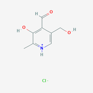 molecular formula C8H10ClNO3 B144434 吡哆醛盐酸盐 CAS No. 65-22-5