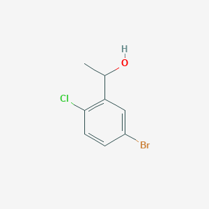 molecular formula C8H8BrClO B1444346 1-(5-Bromo-2-chlorophenyl)ethanol CAS No. 749932-77-2