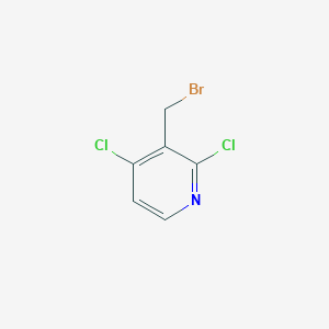 molecular formula C6H4BrCl2N B1444363 3-(Bromomethyl)-2,4-dichloropyridine CAS No. 945543-26-0