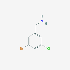 molecular formula C7H7BrClN B1444364 (3-Bromo-5-chlorophenyl)methanamine CAS No. 917388-35-3