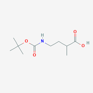 4-((tert-Butoxycarbonyl)amino)-2-methylbutanoic acid