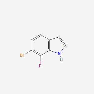 molecular formula C8H5BrFN B1444380 6-bromo-7-fluoro-1H-indole CAS No. 936901-94-9