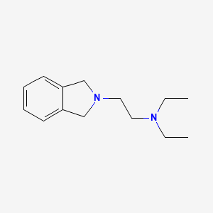 molecular formula C14H22N2 B14443824 Isoindoline, 2-(diethylaminoethyl)- CAS No. 73816-63-4