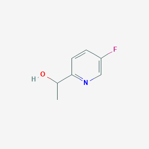 molecular formula C7H8FNO B1444390 1-(5-Fluoropyridin-2-yl)ethanol CAS No. 915720-55-7
