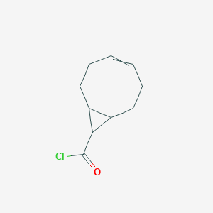 molecular formula C10H13ClO B14443927 Bicyclo[6.1.0]non-4-ene-9-carbonyl chloride CAS No. 78293-70-6