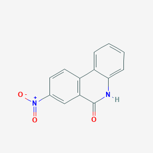 molecular formula C13H8N2O3 B14443939 8-nitro-5H-phenanthridin-6-one CAS No. 78255-99-9