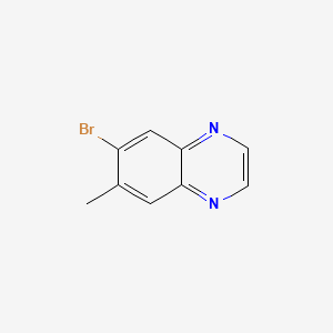 molecular formula C9H7BrN2 B1444396 6-Bromo-7-methylquinoxaline CAS No. 646504-80-5