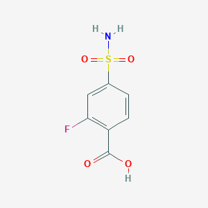 2-Fluoro-4-sulfamoylbenzoic acid