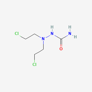 molecular formula C5H11Cl2N3O B14444014 Semicarbazide, 1,1-bis(2-chloroethyl)- CAS No. 78280-37-2