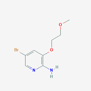 5-Bromo-3-(2-methoxyethoxy)-pyridin-2-ylamine