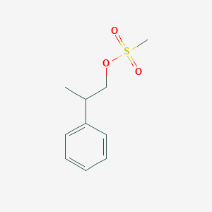 molecular formula C10H14O3S B14444100 2-Phenylpropyl mesylate CAS No. 75803-19-9