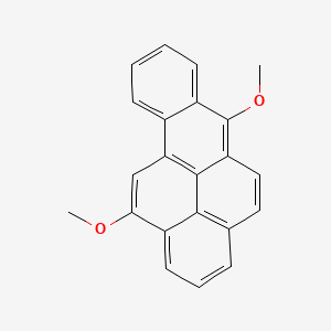 molecular formula C22H16O2 B14444115 Benzo(a)pyrene, 6,12-dimethoxy- CAS No. 74192-49-7