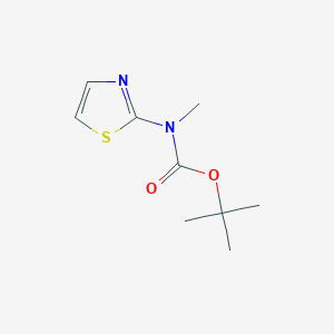 molecular formula C9H14N2O2S B1444416 tert-Butyl methyl(thiazol-2-yl)carbamate CAS No. 479198-74-8