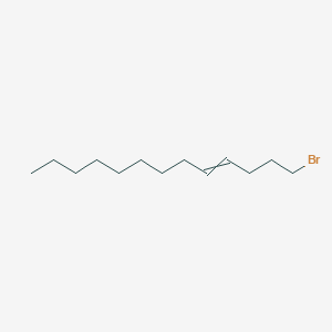 molecular formula C13H25Br B14444211 1-Bromotridec-4-ene CAS No. 74088-20-3