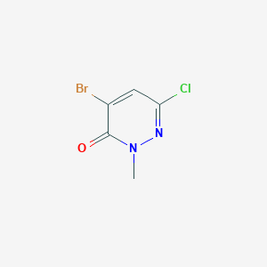 4-Bromo-6-chloro-2-methylpyridazin-3(2H)-one