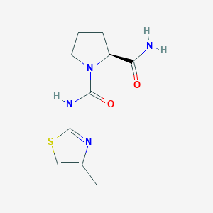 (S)-N1-(4-methylthiazol-2-yl)pyrrolidine-1,2-dicarboxamide