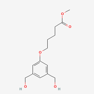 molecular formula C14H20O5 B1444430 Methyl 5-(3,5-bis(hydroxymethyl)phenoxy)pentanoate CAS No. 1239587-43-9