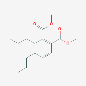 molecular formula C16H22O4 B14444313 Dimethyl 3,4-dipropylbenzene-1,2-dicarboxylate CAS No. 76475-46-2