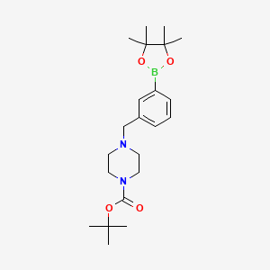 Tert-butyl 4-(3-(4,4,5,5-tetramethyl-1,3,2-dioxaborolan-2-yl)benzyl)piperazine-1-carboxylate