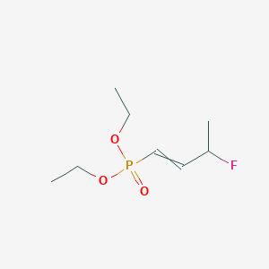 molecular formula C8H16FO3P B14444396 Diethyl (3-fluorobut-1-en-1-yl)phosphonate CAS No. 79158-06-8
