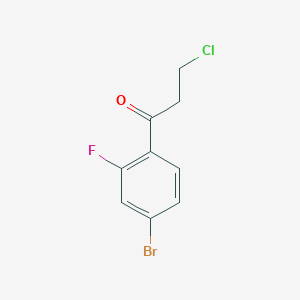 1-(4-Bromo-2-fluorophenyl)-3-chloro-1-propanone