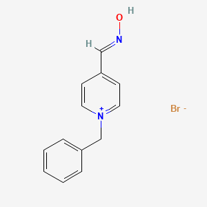 molecular formula C13H13BrN2O B14444435 N-Benzyl-4-(hydroxyiminomethyl)pyridinium bromide 