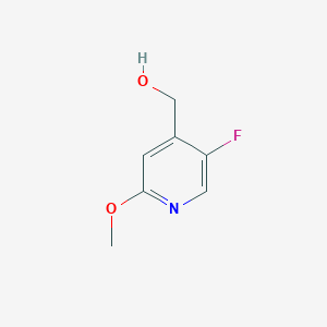 molecular formula C7H8FNO2 B1444446 (5-Fluoro-2-methoxypyridin-4-yl)methanol CAS No. 1000895-80-6