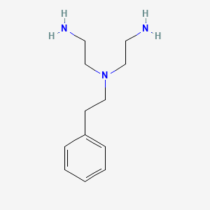 molecular formula C12H21N3 B14444557 N~1~-(2-Aminoethyl)-N~1~-(2-phenylethyl)ethane-1,2-diamine CAS No. 76020-61-6