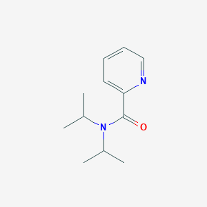 molecular formula C12H18N2O B14444620 N,N-Di(propan-2-yl)pyridine-2-carboxamide CAS No. 77923-97-8