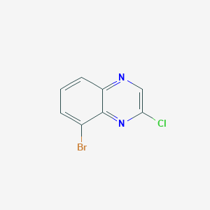 molecular formula C8H4BrClN2 B1444464 8-Bromo-2-chloroquinoxaline CAS No. 1092500-67-8