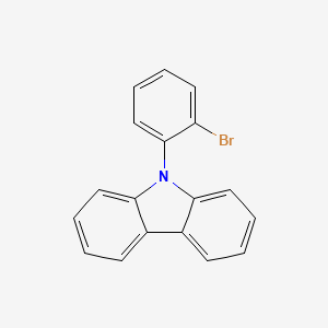 molecular formula C18H12BrN B1444470 9-(2-Bromophenyl)-9H-carbazole CAS No. 902518-11-0