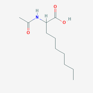 molecular formula C11H21NO3 B14444703 2-(Acetylamino)nonanoic acid CAS No. 73404-08-7