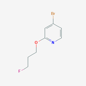 4-Bromo-2-(3-fluoropropoxy)pyridine