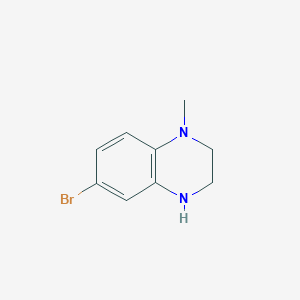 6-Bromo-1-methyl-1,2,3,4-tetrahydroquinoxaline