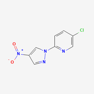 5-Chloro-2-(4-nitro-1H-pyrazol-1-yl)pyridine