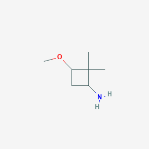 3-Methoxy-2,2-dimethylcyclobutan-1-amine