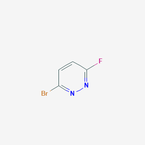molecular formula C4H2BrFN2 B1444523 3-Bromo-6-fluoropyridazine CAS No. 1353854-35-9
