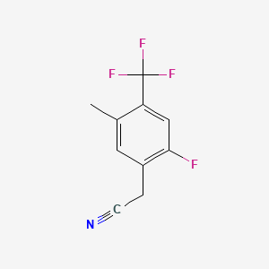 2-Fluoro-5-methyl-4-(trifluoromethyl)phenylacetonitrile