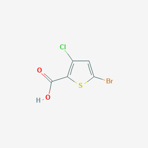 molecular formula C5H2BrClO2S B1444546 5-Bromo-3-chlorothiophene-2-carboxylic acid CAS No. 842135-76-6