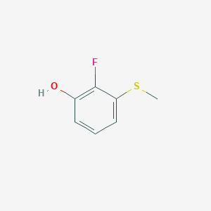 B1444548 2-Fluoro-3-(methylthio)phenol CAS No. 1243283-09-1
