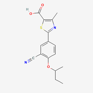 molecular formula C16H16N2O3S B1444558 Febuxostat sec-butoxy acid 