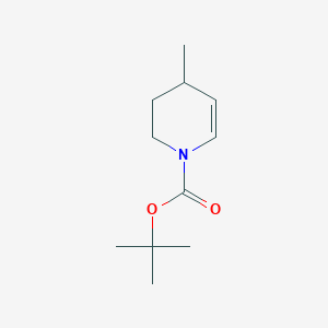molecular formula C11H19NO2 B1444569 1-Boc-4-methyl-1,2,3,4-tetrahydro-pyridine CAS No. 1257080-97-9
