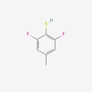 molecular formula C7H6F2S B1444572 2,6-Difluoro-4-(methyl)thiophenol CAS No. 1806303-37-6