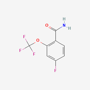 4-Fluoro-2-(trifluoromethoxy)benzamide