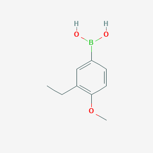 molecular formula C9H13BO3 B1444582 3-Ethyl-4-methoxyphenylboronic acid CAS No. 947547-41-3