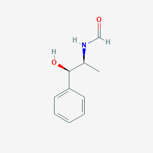 molecular formula C10H13NO2 B14445825 Formamide, N-[(1S,2R)-2-hydroxy-1-methyl-2-phenylethyl]- CAS No. 77387-33-8