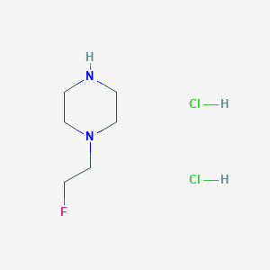 molecular formula C6H15Cl2FN2 B1444584 1-(2-Fluoroethyl)piperazine dihydrochloride CAS No. 1089279-64-0