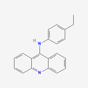 molecular formula C21H18N2 B14445856 N-(4-ethylphenyl)acridin-9-amine CAS No. 75651-10-4