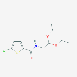 molecular formula C11H16ClNO3S B1444589 5-Chloro-thiophene-2-carboxylic acid (2,2-diethoxyethyl)amide CAS No. 960400-58-2